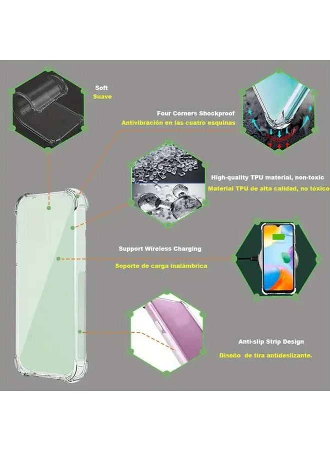 Transparent Shock Resistant TPU Protective Case For Xiaomi Redmi 13C 5G - Image 3